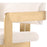 Silla Eichholtz Donato en tejido bouclé color crema