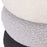 Taburete Eichholtz Tulum en tela bouclé crema, gris bouclé, tela bouclé negro