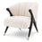 Silla Eichholtz Pavone en tejido Bouclé color crema