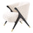 Silla Eichholtz Pavone en tejido Bouclé color crema