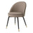 Silla de comedor Eichholtz Cooper, ecopiel beige, conjunto de 2