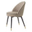 Silla de comedor Eichholtz Cooper, ecopiel beige, conjunto de 2
