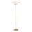 Antique brass finish | white glass