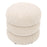 Taburete Eichholtz Tulum en tela Brisbane color crema