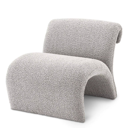 Sillón Eichholtz Vignola en tejido Bouclé gris