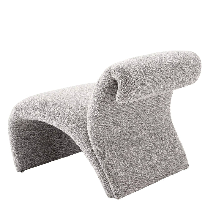 Sillón Eichholtz Vignola en tejido Bouclé gris