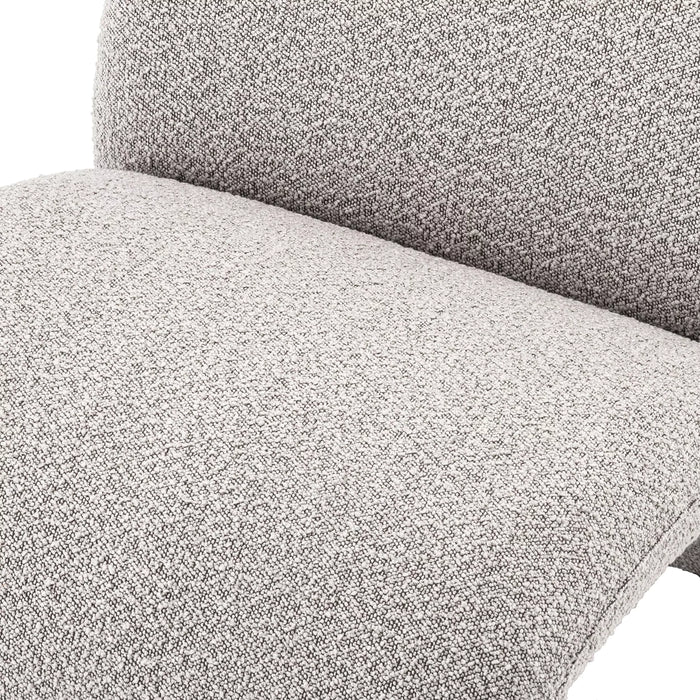 Sillón Eichholtz Vignola en tejido Bouclé gris