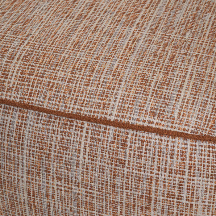Sillón izquierdo Eichholtz San Marino en tela Crema, tela Vintage naranja
