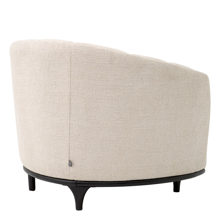 Sillón Eichholtz Agostino de tela Nuoro beige