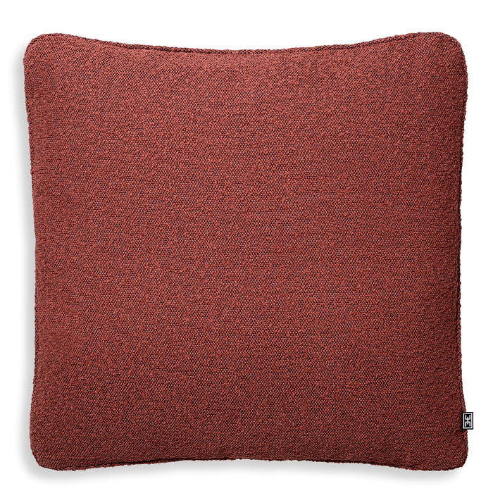 Almohada Eichholtz Bouclé L en tejido Bouclé rojo