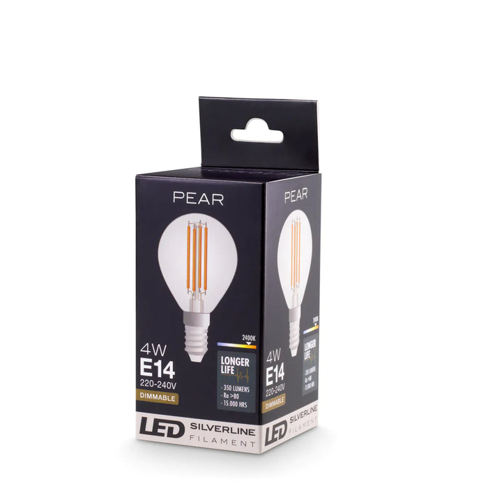 Bombilla LED E14 de 4W, set de 4