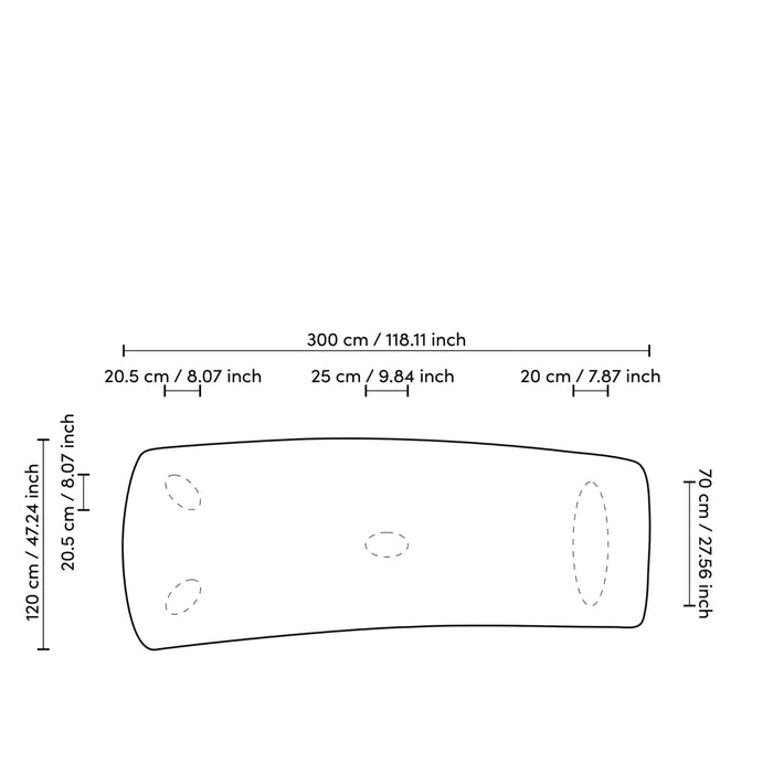 Mesa de comedor Eichholtz Bergman L