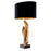 Vintage brass finish | black granite base