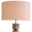 Antique brass finish | honed grey marble