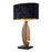 Vintage brass finish | black granite base