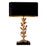 Vintage brass finish | black granite base