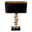 Vintage brass finish | black granite base