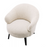 Sillón Eichholtz Moretti con tapizado Bouclé color crema