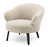 Sillón Eichholtz Moretti con tapizado color crema Brisbane