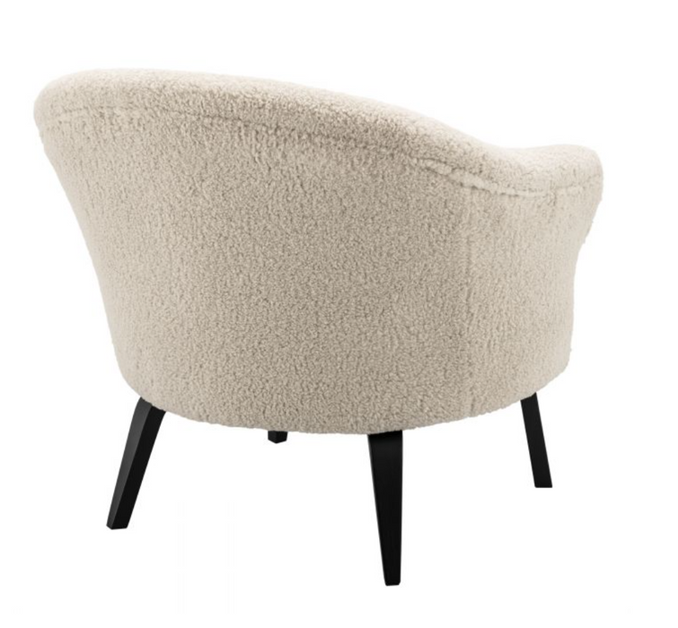 Sillón Eichholtz Moretti con tapizado color crema Brisbane